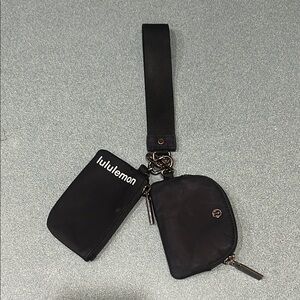 Lululemon Black Wristlet Set